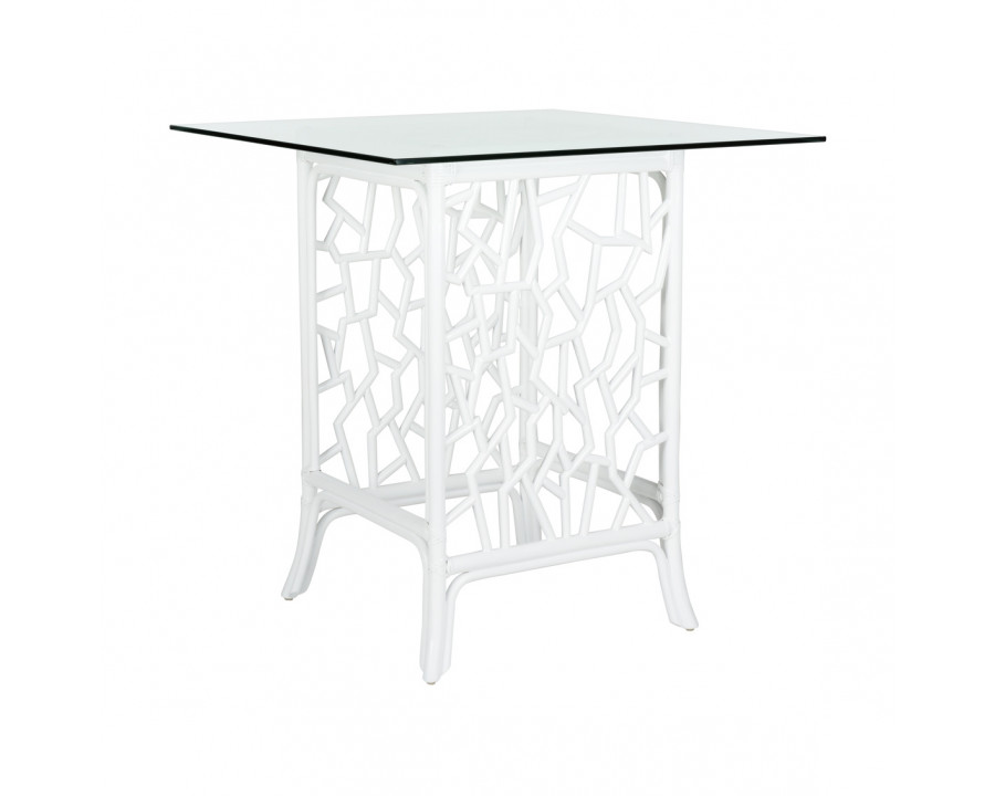 Wildwood - Catania Table in White/Tempered, Small