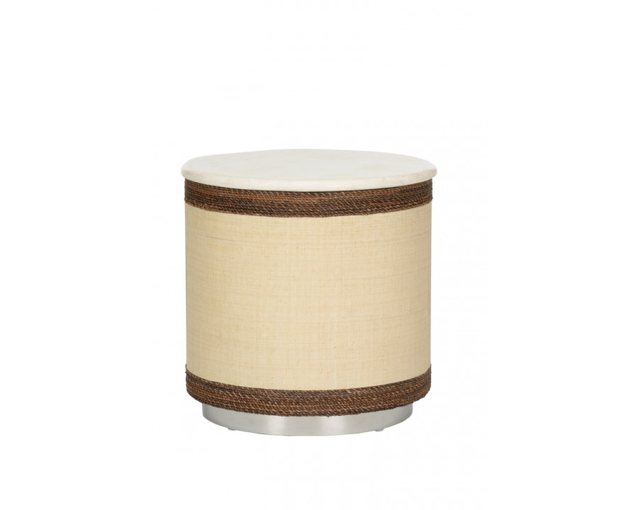 Wildwood - Whidbey Accent Table in Natural Brown/Natural White, Wood