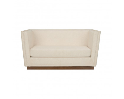 Wildwood - Gehry Settee in Natural, Wood