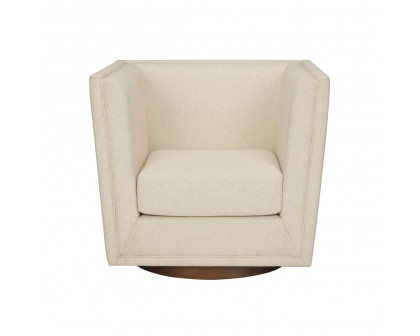 Wildwood - Gehry Swivel Chair in Natural/Antique Brass, Large