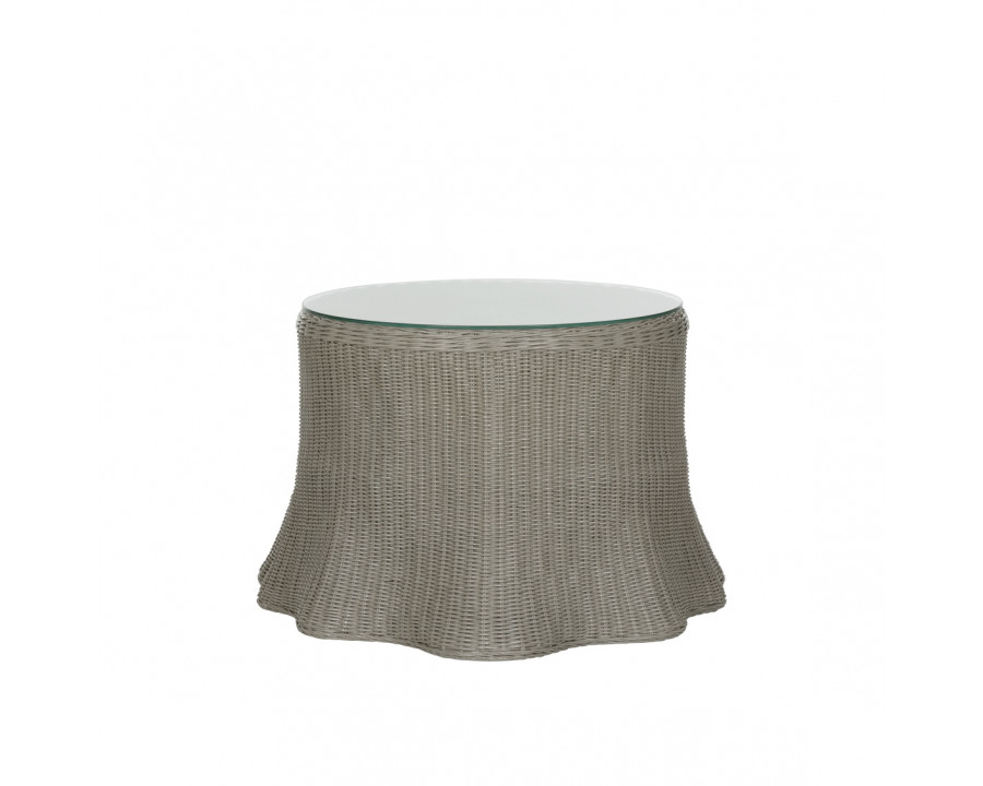 Wildwood Savannah Round Coffee Table - Gray/Clear, Small