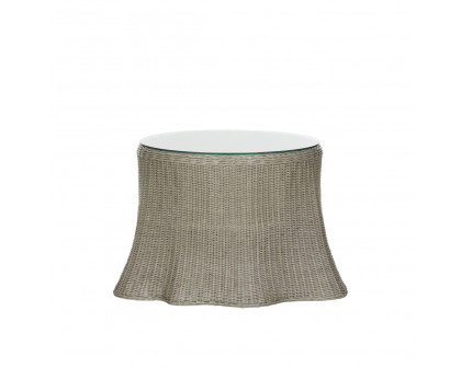 Wildwood Savannah Round Coffee Table - Gray/Clear, Small