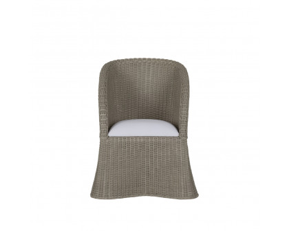 Wildwood - Savannah Tub Chair in Gray/White, Rattan