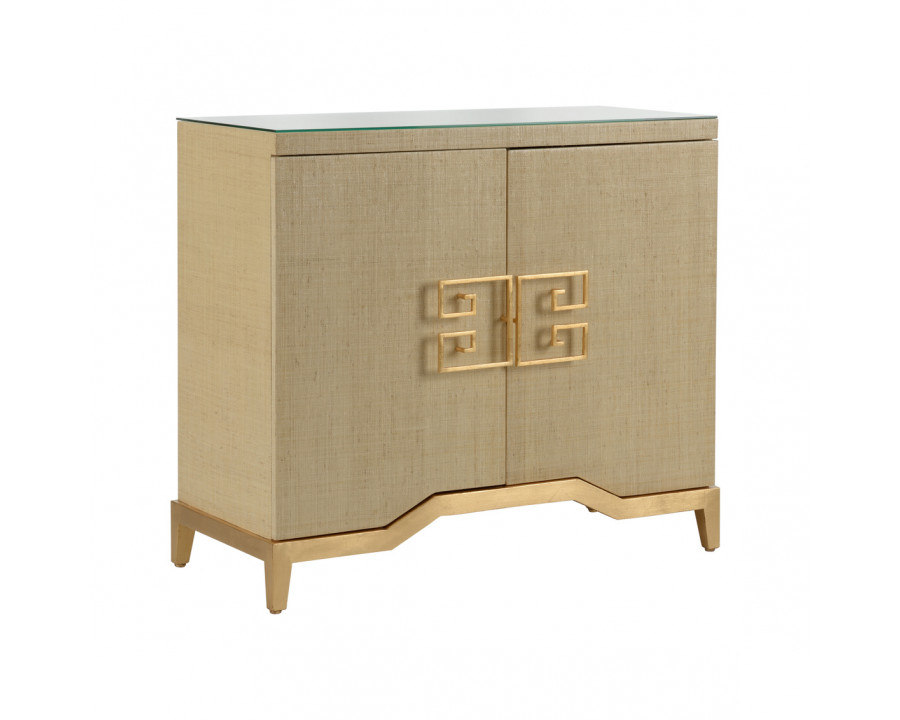 Wildwood - Vanessa Chest in White/Gold, Wood