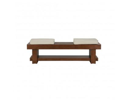 Wildwood - Maki Bench in Walnut/Natural, Beech