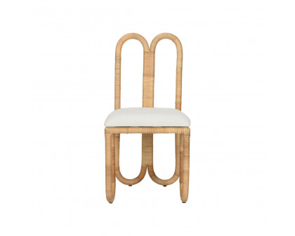 Wildwood - Cuixmala Dining Chair in Natural/Off White, Medium