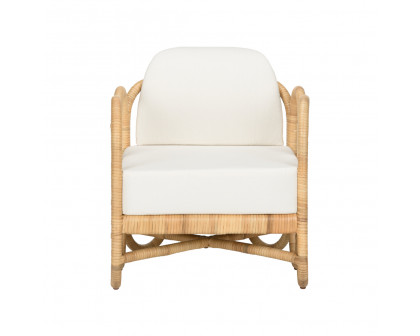 Wildwood - Cuixmala Lounge Chair in Natural/Off White, Small