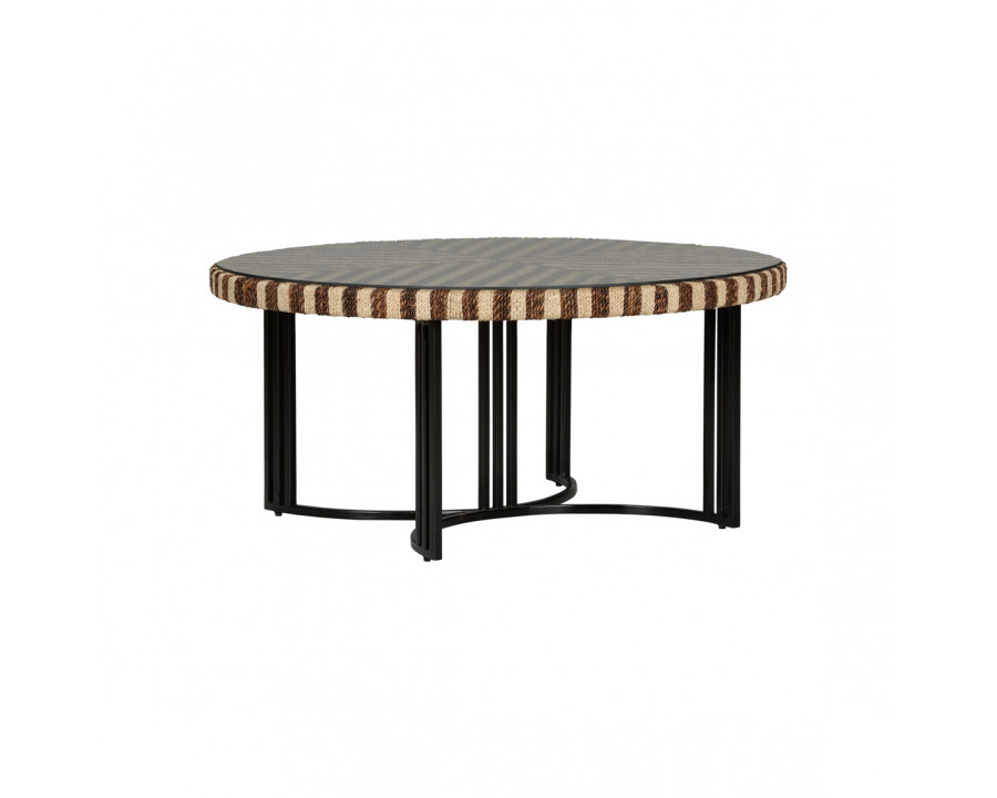 Wildwood - Calayan Cocktail Table in Brown/White/Clear, Wood