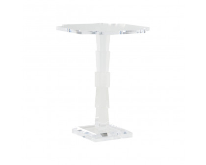 Wildwood - Alice Accent Table in Clear, Acrylic