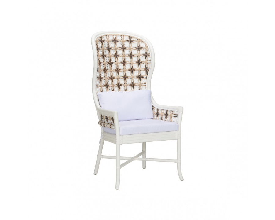 Wildwood - Bianco Arm Chair in White/Natural/Brown