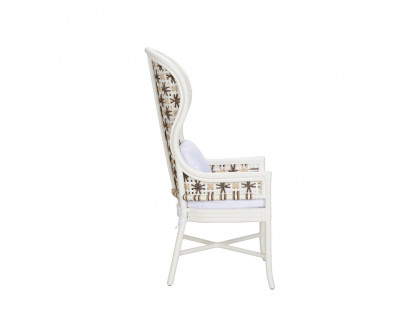 Wildwood™ Bianco Arm Chair - White/Natural/Brown