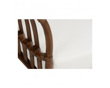 Wildwood - Gigi Settee in Brown/White