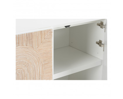 Wildwood - Aura Arch Cabinet in White