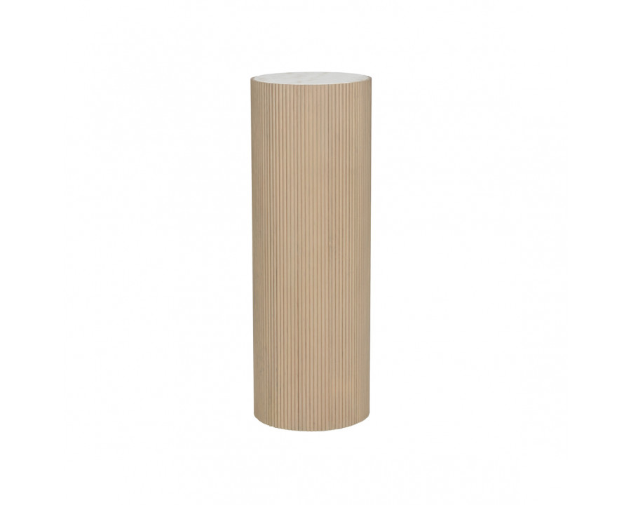 Wildwood - Whitney Pedestal in White Oak