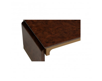 Wildwood™ Gion Cocktail Table - Mappa Burl/Gold