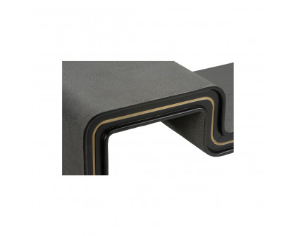 Wildwood - Ottawa Console Table in Black/Gold