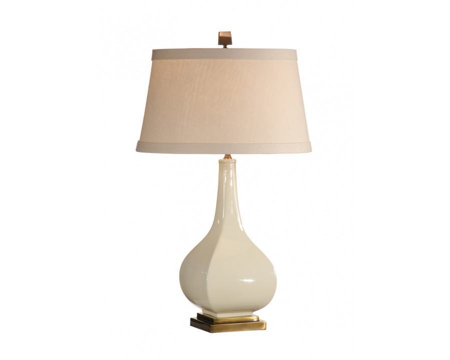 Wildwood - Dawson Lamp in White Glaze