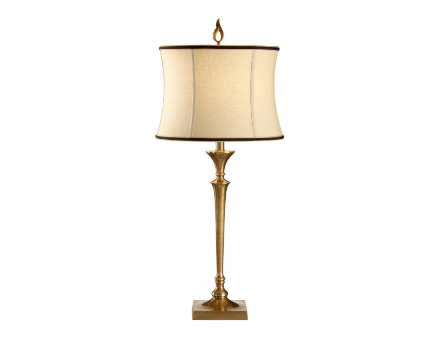 Wildwood - Candlestick Lamp in Antique Patina, Brass