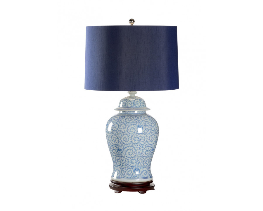 Wildwood - Meiling Lamp in Hand Painted, Porcelain