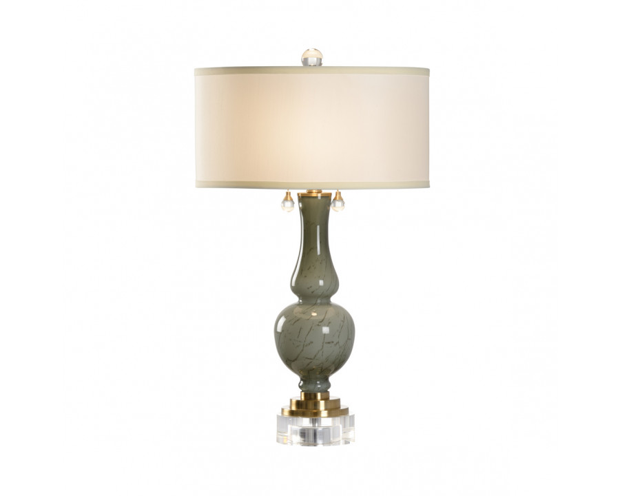 Wildwood - Belle Mont Lamp in Gray, Glass