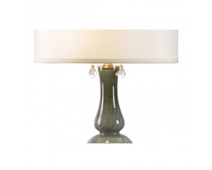 Wildwood - Belle Mont Lamp in Gray, Glass