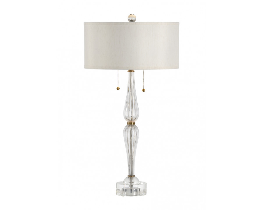 Wildwood - Naomi Lamp in Clear/Antique, Crystal