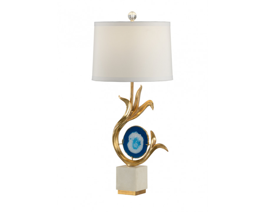 Wildwood - Zulli Lamp in Blue/Gold