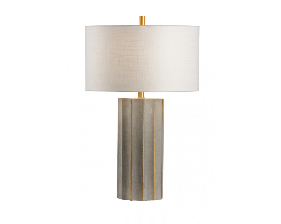 Wildwood - Doric Lamp in Natural Concrete, Composite