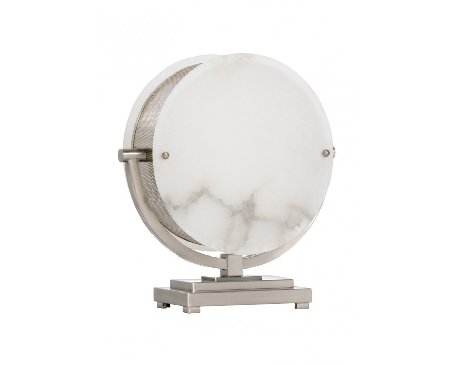 Wildwood - Moon Lamp in Silver