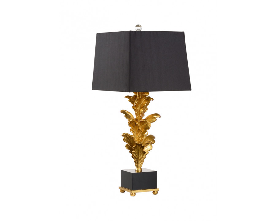 Wildwood - Mar-A-Lago Lamp in Antique Gold Leaf, Composite