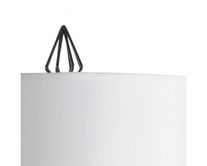 Wildwood - Otis Floor Lamp in Satin Black, Iron