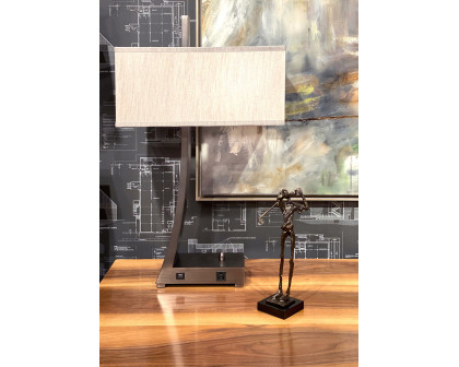 Wildwood - Jaeger Desk Lamp in Bronze