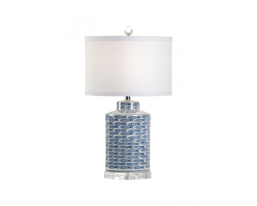 Wildwood - Fish Tail Lamp in Blue