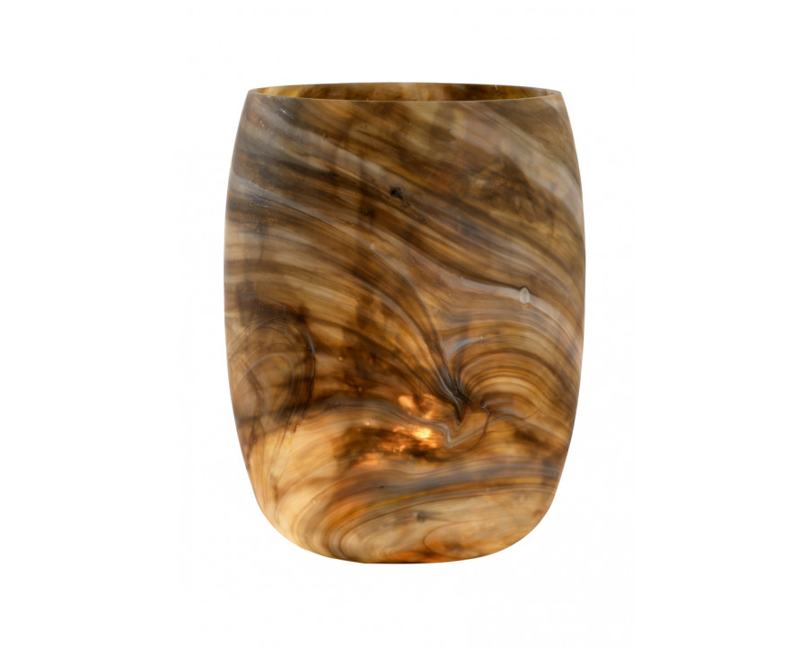 Wildwood - Mrs. Brown Lamp in Multi Brown, Glass