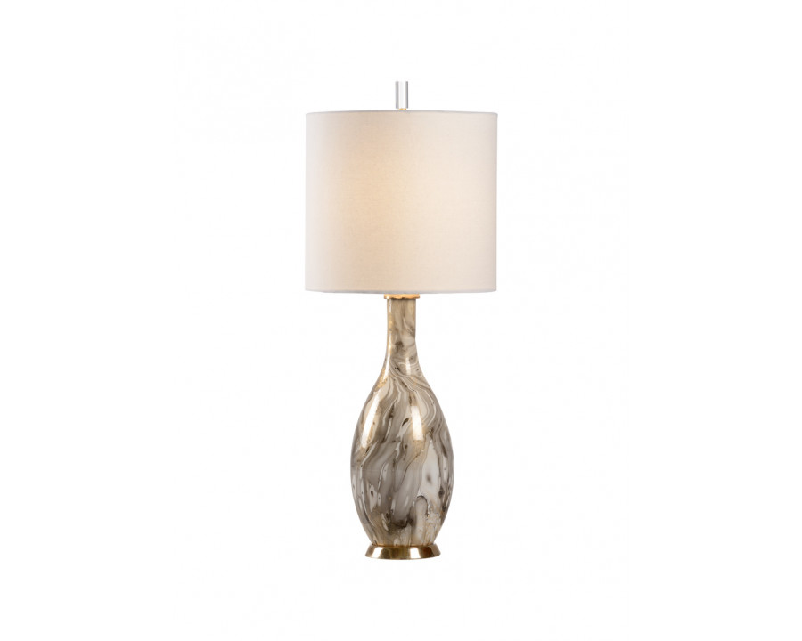 Whiteline Calacatta Bottle Lamp in Calacatta Gold