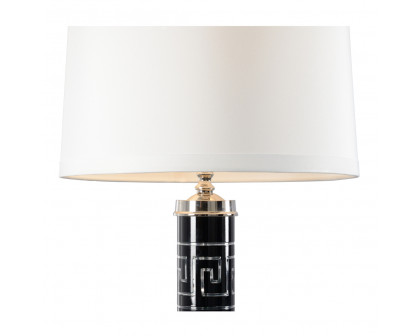 Wildwood - Diocletian Lamp in Black, Glass