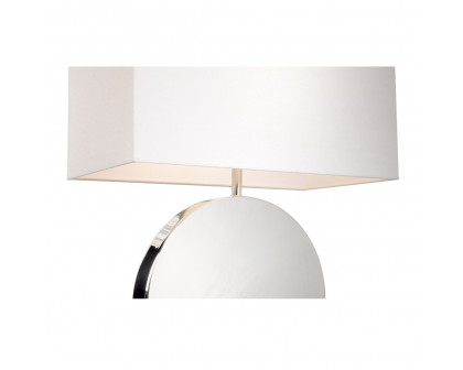 Whiteline Aston Lamp in Polished Nickel