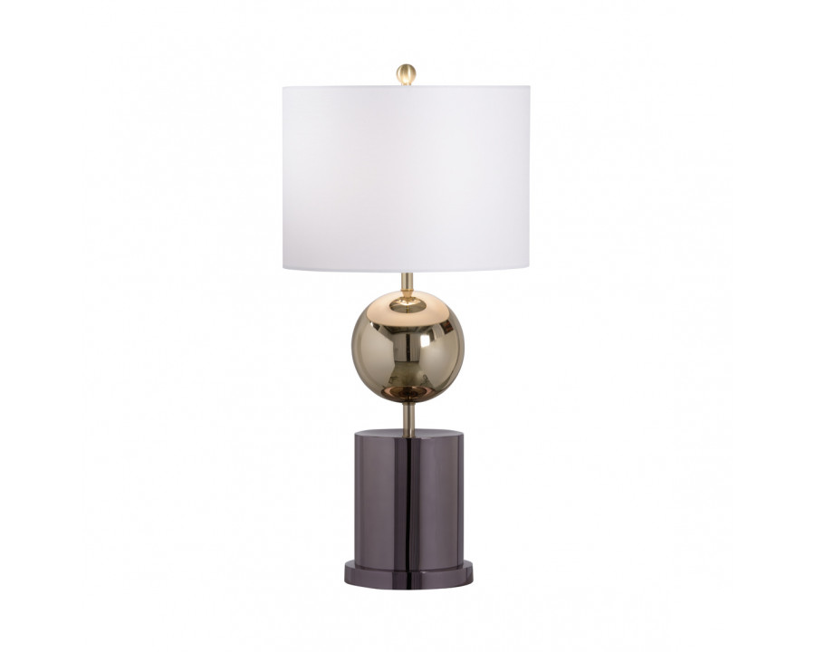 Whiteline Stella Lamp in Polished Brass/Black Nickel