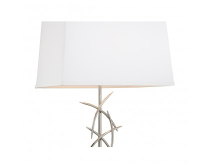 Whiteline Diez Lamp in Polished Nickel