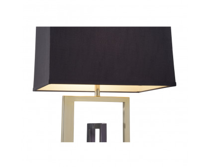 Whiteline Such A Superimposition Lamp in Polished Brass/Black Nickel