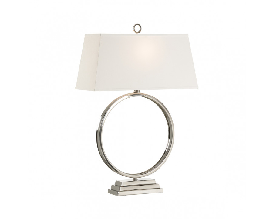 Wildwood - Natalie Lamp in Polished Nickel, Large