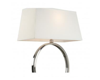 Wildwood - Natalie Lamp in Polished Nickel, Large