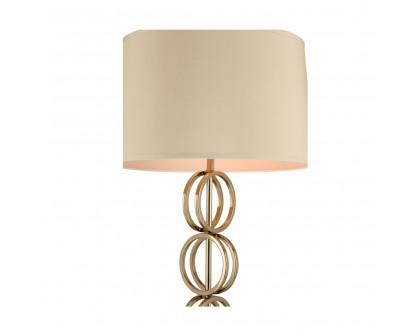 Whiteline™ In The Ring Floor Lamp - Polished Brass