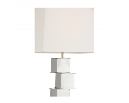 Whiteline The Square Mile Floor Lamp - Polished Nickel