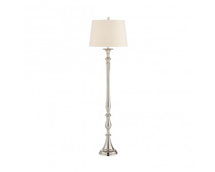 Wildwood - Buckhouse Floor Lamp in Polished Nickel, Aluminum/Stainless Steel