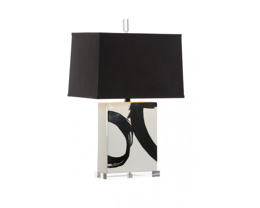 Wildwood Abstract Composition I Lamp - Black