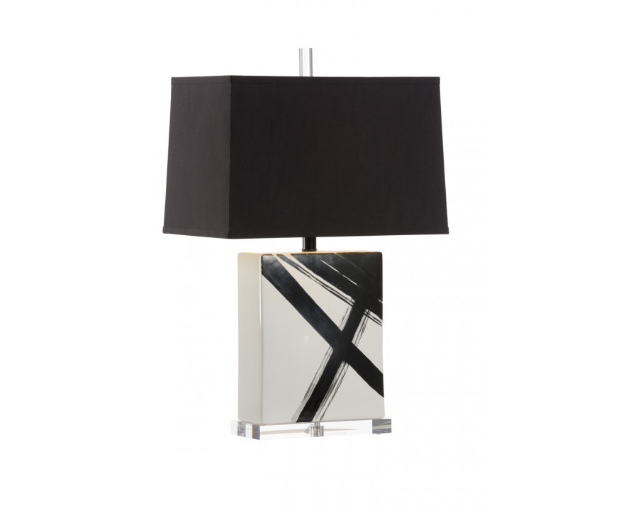 Wildwood Abstract Composition II Lamp - Black