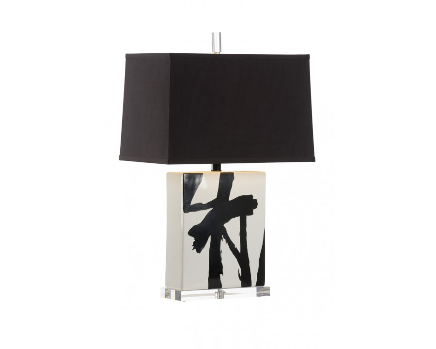 Wildwood Abstract Composition V Lamp - Black