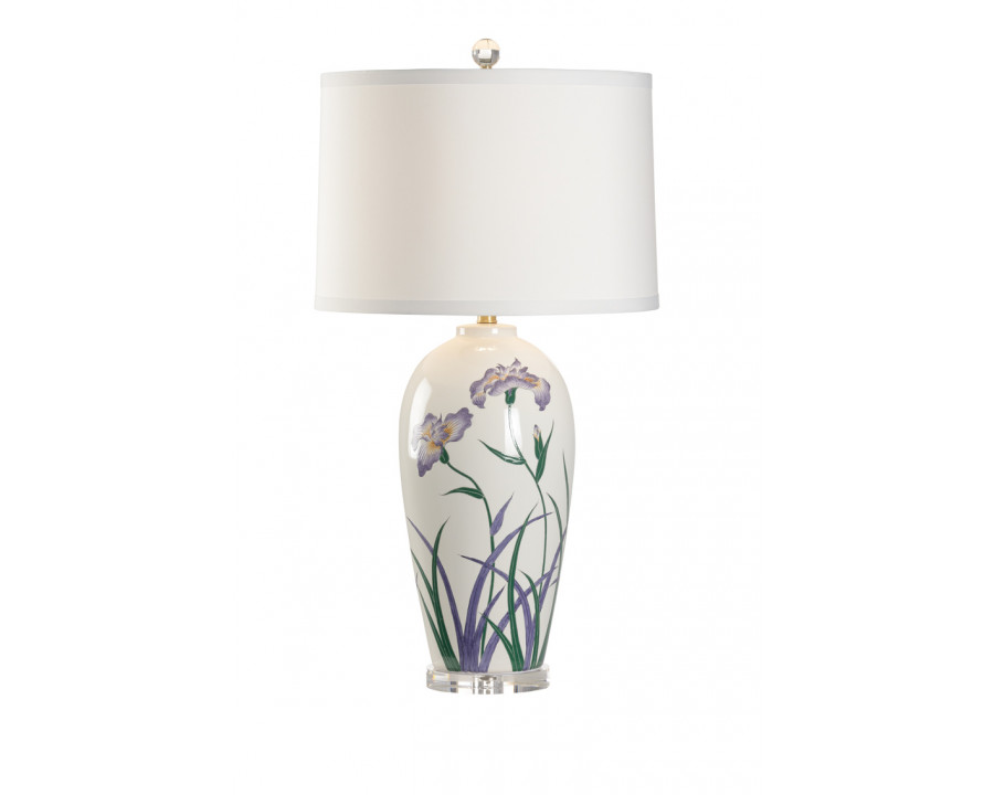 Wildwood - Ruth’S Garden Lamp in Hand Painted, Ceramic/Porcelain