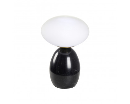 Wildwood - Cremini Lamp in White, Glass